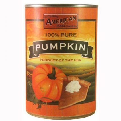 Image of canned pumpkin